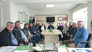 BİGA TSO HEYETİ ZİRAAT ODASI'NI ZİYARET ETTİ