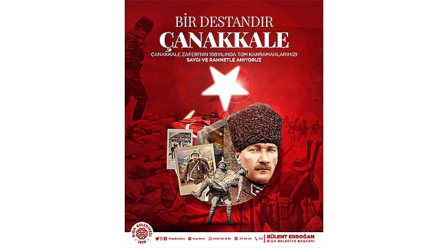 "ÇANAKKALE TÜRKİYE'NİN ÖNSÖZÜDÜR"