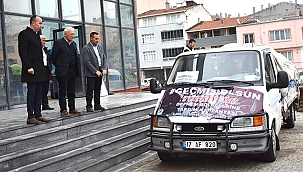 DEPREM BÖLGESİNE 14.ARAÇ UĞURLANDI