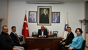 HALKBANK ŞUBE MÜDÜRÜ'NDEN ÇTSO YÖNETİM KURULU'NA TANIŞMA ZİYARETİ