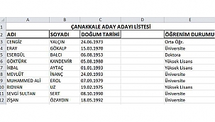 İYİ PARTİ ADAY ADAYLARI BELLİ OLDU