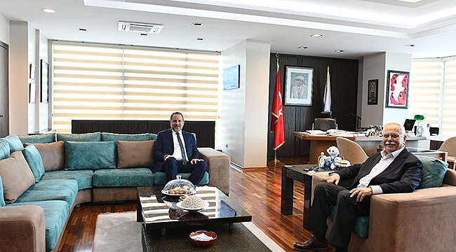 KALE GRUBU BAŞKAN YARDIMCISI OKYAY'DAN BAŞKAN GÖKHAN'A ZİYARET