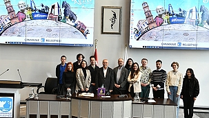 OSNABRÜCK HEYETİNDEN BAŞKAN GÖKHAN'A ZİYARET