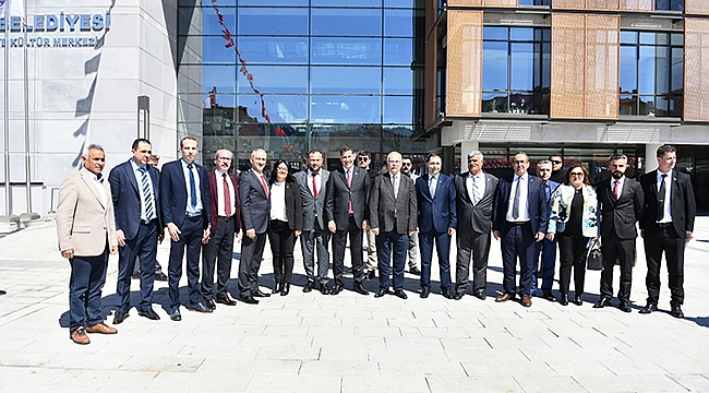 ATA İTTİFAKI CUMHURBAŞKANI ADAYI OĞAN'DAN BAŞKAN GÖKHAN'A ZİYARET
