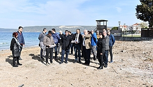 BAŞKAN GÖKHAN'DAN GÜZELYALI VE DARDANOS'TA TEKNİK İNCELEME