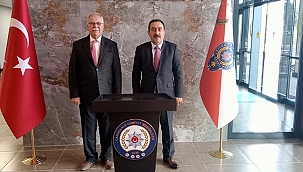 BAŞKAN GÖKHAN'DAN İL EMNİYET MÜDÜRÜ TAŞÇI'YA ZİYARET