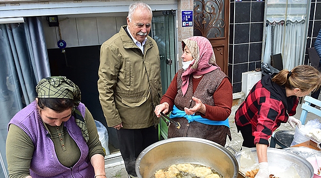 BAŞKAN GÖKHAN ESNAF HAYRINA KATILDI