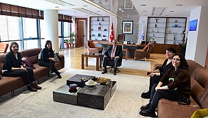 BAŞKAN GÖKHAN, MİMAR SEDEN CİNASAL AVCI VE EKİBİNİ AĞIRLADI