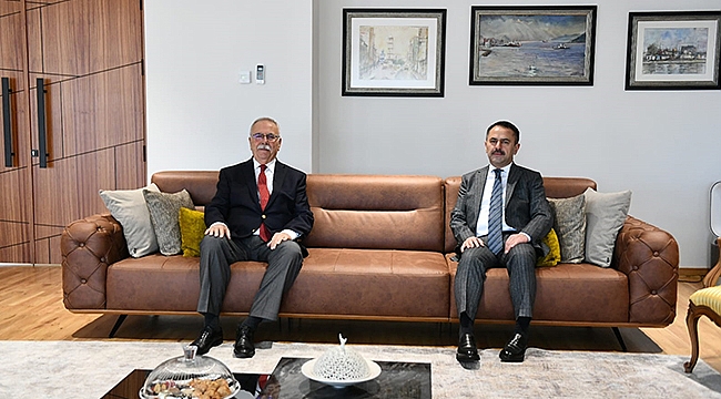 BAŞKAN GÖKHAN VALİ AKTAŞ'I AĞIRLADI