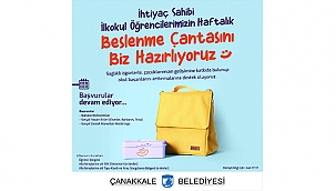  "BESLENME SAATİ PROJESİ"NE BAŞVURULAR DEVAM EDİYOR