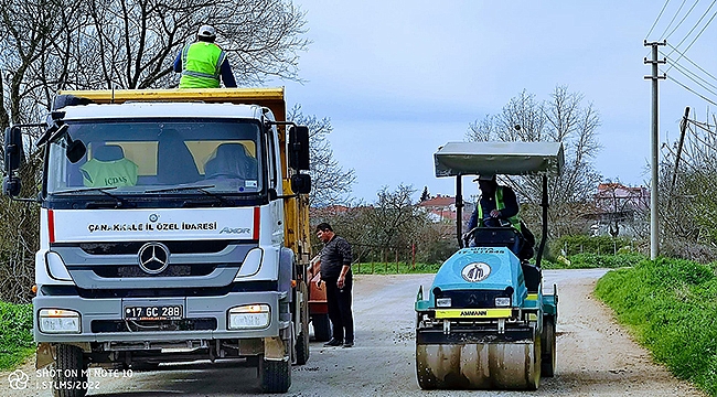 BİGA'DA BAKIM ONARIM SEZONU BAŞLADI