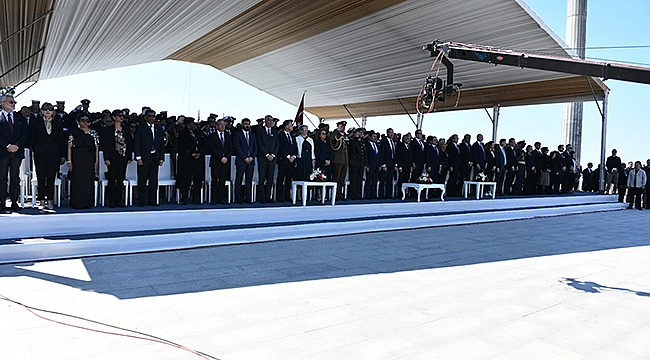 ÇANAKKALE KARA SAVAŞLARININ 108. YILINDA ŞEHİTLER ABİDESİNDE ANMA TÖRENİ