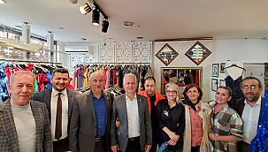 CHP'Lİ GÜNEŞHAN'DAN ESNAF ZİYARETİ