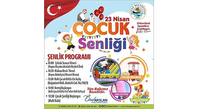 KEPEZ'DE 23 NİSAN ŞENLİĞİ