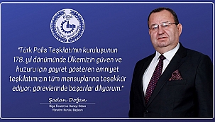 ŞADAN DOĞAN, POLİS HAFTASI'NI KUTLADI