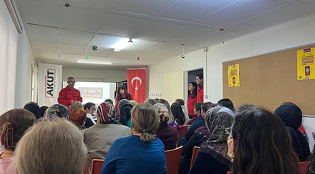 SOSYAL YAŞAM EVLERİNDE AFET EĞİTİMİ DÜZENLENDİ
