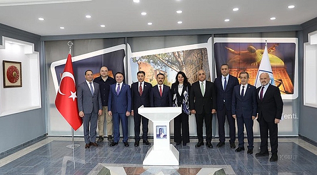 AZERBAYCAN HEYETİNDEN VALİ AKTAŞ'A ZİYARET