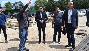 BAŞKAN ERDOĞAN ÇALIŞMALARI DEVAM EDEN OKULLARI İNCELEDİ