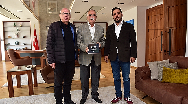 BAŞKAN GÖKHAN KONUKLARINI AĞIRLADI