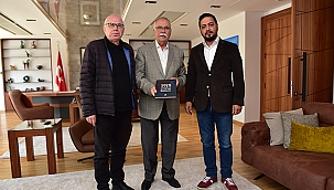 BAŞKAN GÖKHAN KONUKLARINI AĞIRLADI