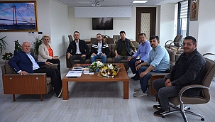 BAŞKAN YILMAZ'A ZİYARET