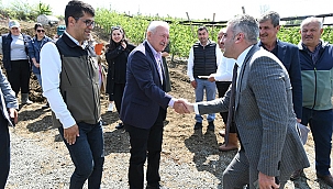 BAŞKAN YILMAZ ''TARLA GÜNÜ'' PROGRAMINA KATILDI