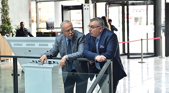 KESİMOĞLU'NDAN BAŞKAN GÖKHAN'A NEZAKET ZİYARETİ