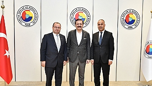 ŞADAN DOĞAN'DAN NEZAKET ZİYARETİ