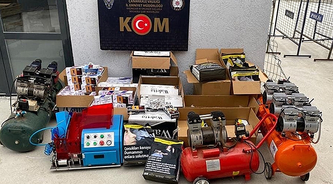 TÜTÜN ÜRÜNLERİNE EL KONULDU