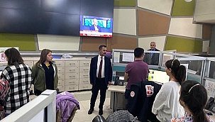 VALİ AKTAŞ, 112 ACİL ÇAĞRI MERKEZİNİ ZİYARET ETTİ