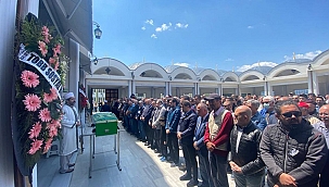 VALİ AKTAŞ, SALİM EKER'İN CENAZE TÖRENİNE KATILDI