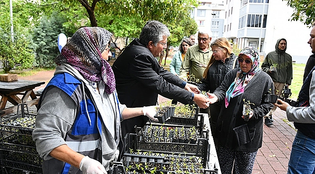 YEREL TOHUMLARDAN ÜRETİLEN FİDELER KENTLİLERLE BULUŞTU