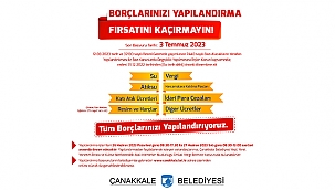 BORÇ YAPILANDIRMA İŞLEMLERİ 26-27 HAZİRAN'DA DA DEVAM EDECEK