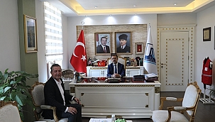 BOZCAADA BELEDİYE BAŞKANINDAN VALİ AKTAŞ'A ZİYARET 