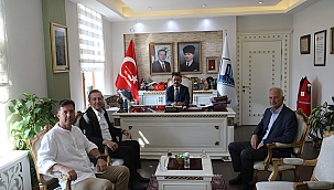 BOZCAADA BELEDİYE BAŞKANINDAN VALİ AKTAŞ'A ZİYARET 