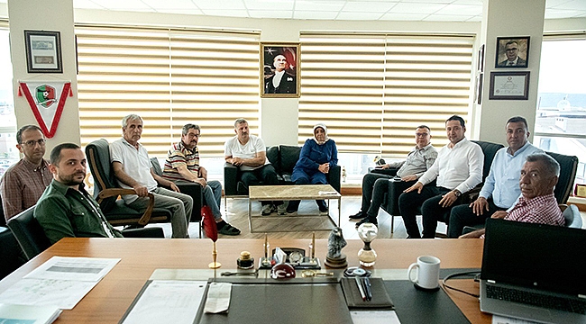 BUDAK'TAN BAŞKAN ARSLAN'A ZİYARET