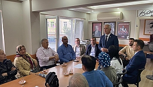 CEYLAN VE GÜNEŞHAN BİGA'DA ZİYARETLERDE BULUNDULAR