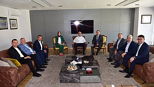 ESNAF ODALARINDAN BAŞKAN GÖKHAN'A ZİYARET