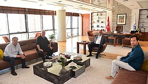 GÖMEÇ BELEDİYE BAŞKANI HİMAM'DAN NEZAKET ZİYARETİ