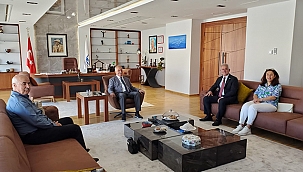 GÜNEŞHAN, KOÇER VE ERTE'DEN BAŞKAN GÖKHAN'A ZİYARET