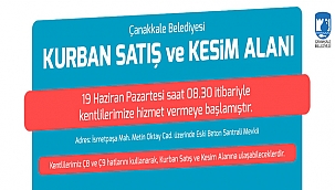 KURBAN SATIŞ VE KESİM ALANINA İLİŞKİN BİLGİLENDİRME VE ÖNEMLİ DUYURULAR!