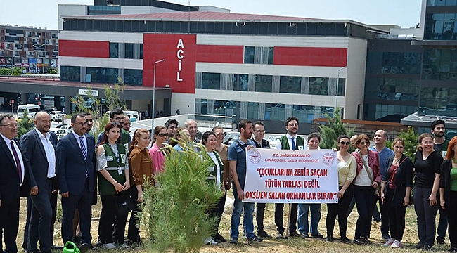 "OKSİJEN SALAN ORMANLAR BIRAK"