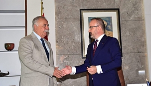 TURAN VE GİDER'DEN BAŞKAN GÖKHAN'A ZİYARET