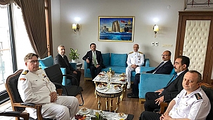 VALİ AKTAŞ, LAPSEKİ KAYMAKAMLIĞINI ZİYARET ETTİ