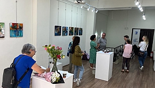 "WOMEN IN THEİR BUBBLE, NO MORE" RESİM SERGİSİ YAZAR SANATÇI EVİNDE ZİYARETE AÇILDI