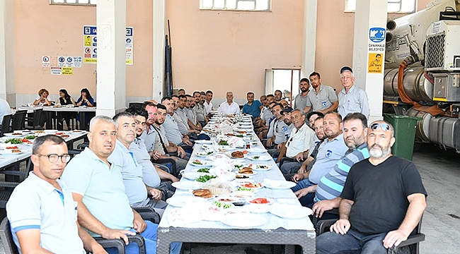 BAŞKAN GÖKHAN BELEDİYE PERSONELİ İLE BİR ARAYA GELDİ