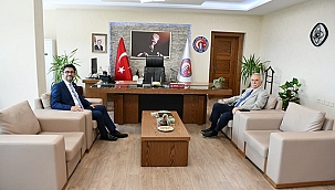 BAŞKAN GÖKHAN'DAN REKTÖR ERENOĞLU'NA ZİYARET