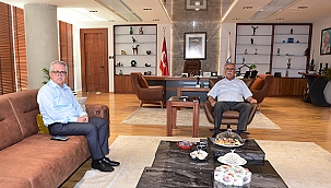 BAŞKAN GÖKHAN KONUKLARINI AĞIRLADI