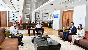 BAŞKAN GÖKHAN KONUKLARINI AĞIRLADI