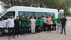 BAŞKANVEKİLİ BAŞARAN GÜREŞÇİLERİ UĞURLADI